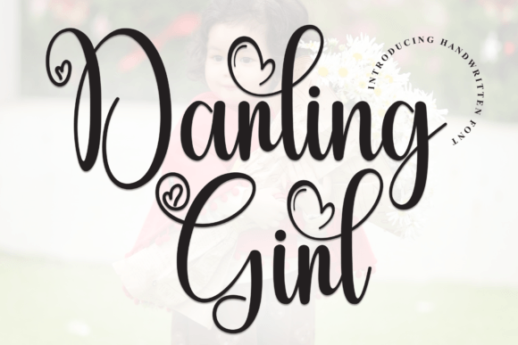 Discover the Charm of the Darling Girl Script Font