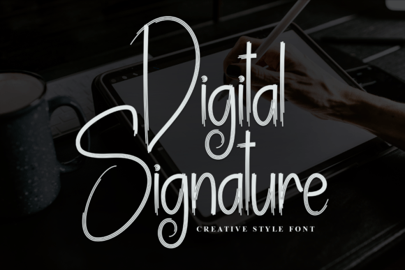Infuse Authenticity Into Your Designs With the Digital Signature Font